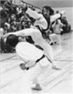 Mike March sparring 1973-b